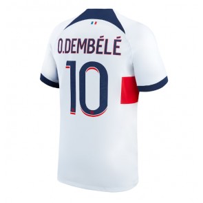 Paris Saint-Germain Ousmane Dembele #10 Replika Udebanetrøje 2023-24 Kortærmet